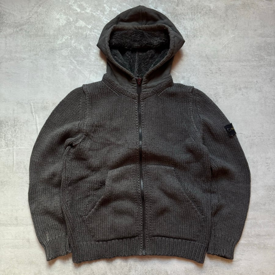 Image of AW 2014 Stone Island Wool Zip Up, size XS