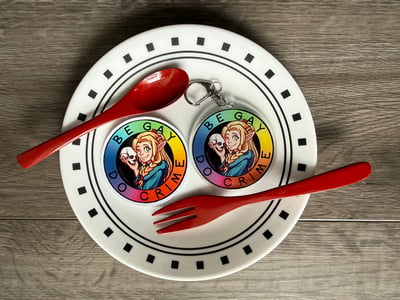 Image of Marcille Be Gay Do Crime Sticker / Acrylic Charm