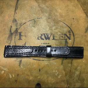 Image of Double Shell Cordovan Full-Stitching - Black&RG