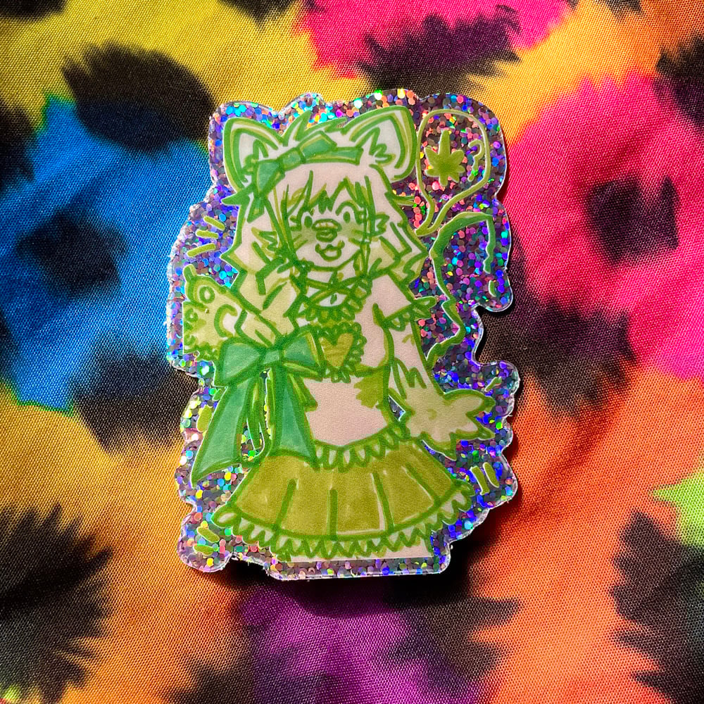 Image of Weed Kitty Sticker