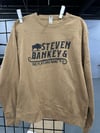 Brown crewneck sweatshirt