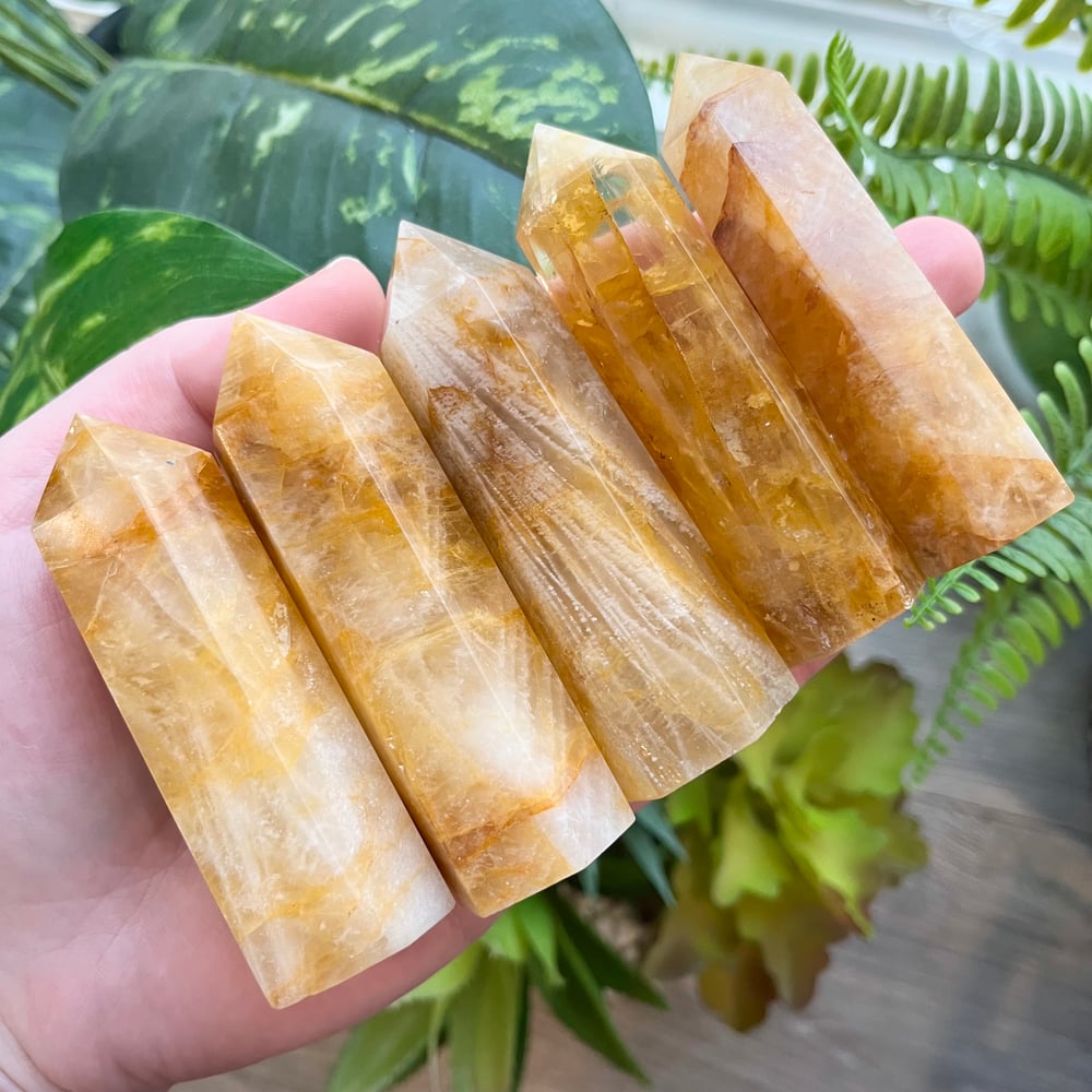 Golden Healer Quartz Tower