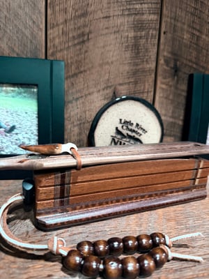 Image of Blue Mahoe/Mahogany Snakewood Parquet Short Box