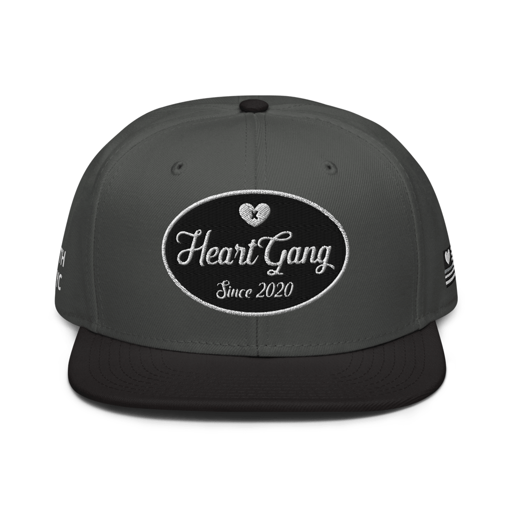 Image of Smoke x Noir “Heart Gang Patch” Snapback Hat