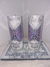 Image 5 of MEMORIAL BUTTERFLY CANDLE 