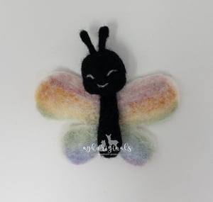 Image of rainbow butterfly lovey