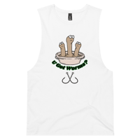 Image 4 of U Got Worms? Men’s drop arm tank top