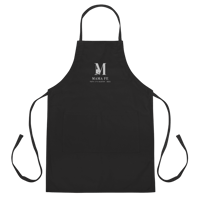 MamaFe's White Font Embroidered Apron