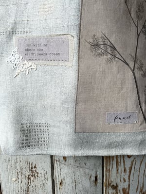 Image of Wildflower linen bag