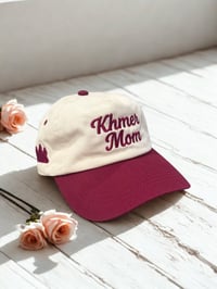 Khmer Mom Burgundy / Cream Cap