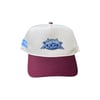 Art Of Fame/5 Panel K Frame Hat/Burgundy & Off White/ Super Bowl XXXIX Champions 
