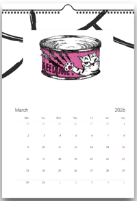 Image 3 of Hanzamonstas 2026 Calendar