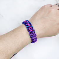 Image 3 of Bi Pride European Delirium Stretch Bracelet