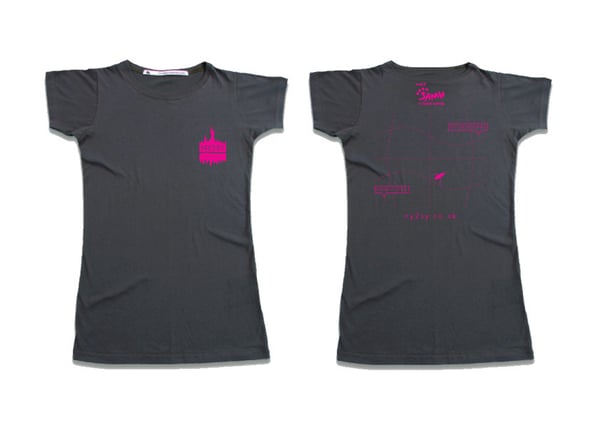 Image of Ladies NY2SY t-shirt - charcoal