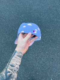 Image 4 of LAVENDER PARTLY PINK  CINCINNATI REDS CUSTOM FITTED CAP