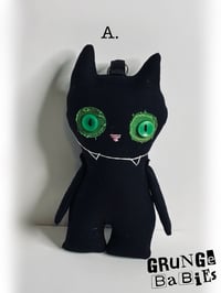 Image 2 of Black Cat Grunge Baby Bag Charms