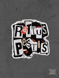Image 1 of RATTUS PESTIS LOGO sticker