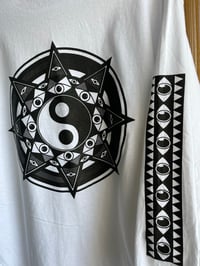 Image 3 of “OMENS” Long Sleeve Tee (white) 
