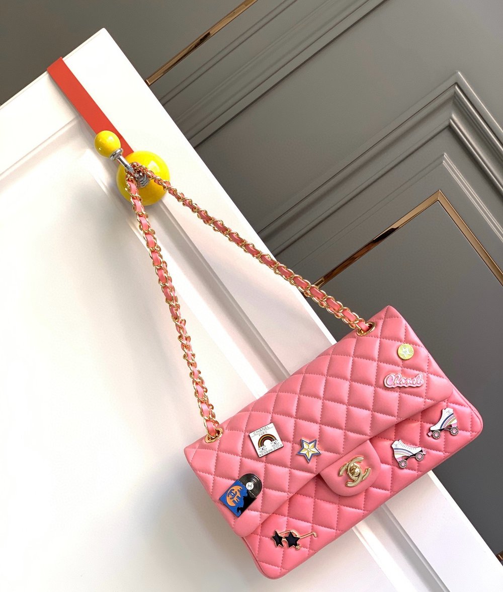 CC Pinned Charm Handbag