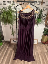 Image 1 of beaded long goddess dress
