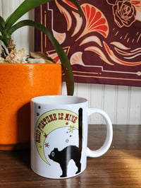 Image 2 of Today Shall Shine Black Cat mug