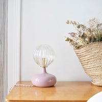 Image 2 of Lampes Ceramique & Verre Rose 