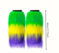 Image 2 of Mardi Gras Legwarmers