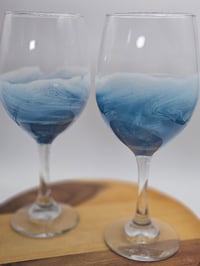 Image 3 of ocean wine glasses - stemmed