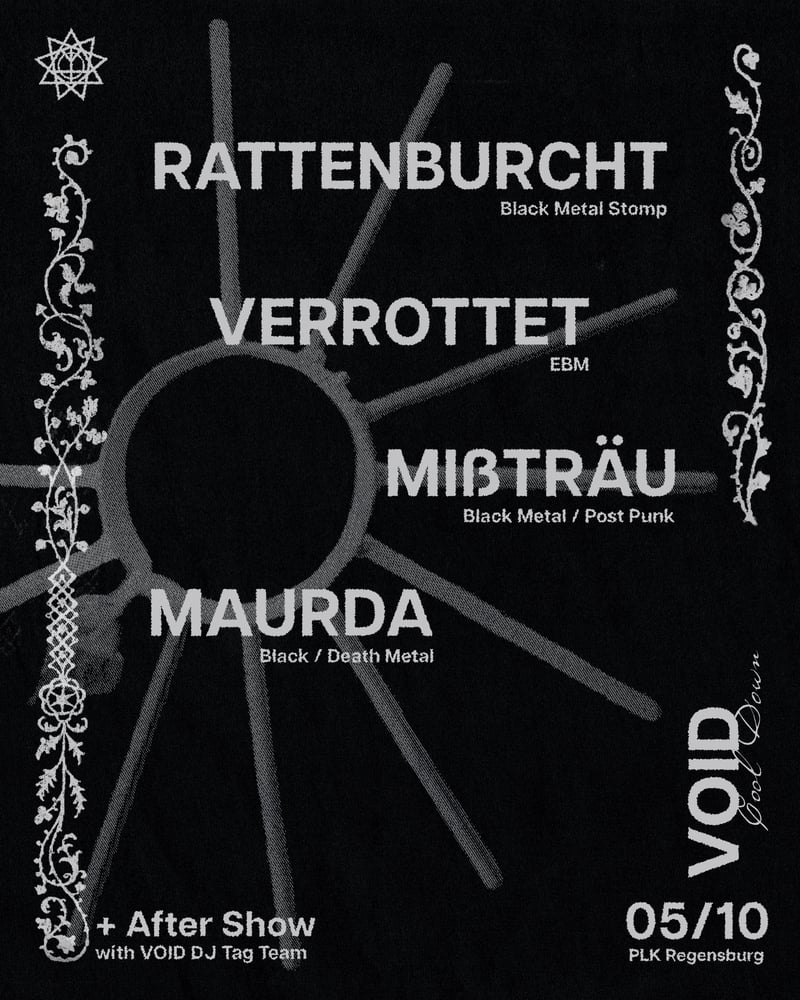 Image of VOID Cool Down  // Rattenburcht + Verrottet + Mißträu + Maurda