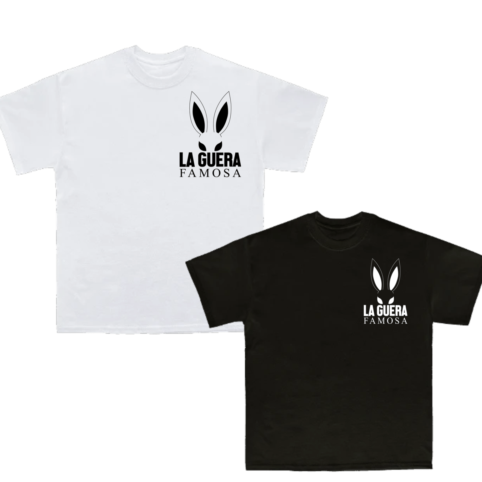 Image of Tu Guera Famosa Black Bunny Logo 