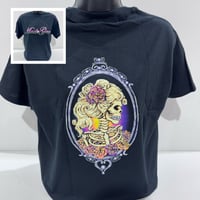 Image 1 of "Skeleton Cameo" T-Shirt in Black