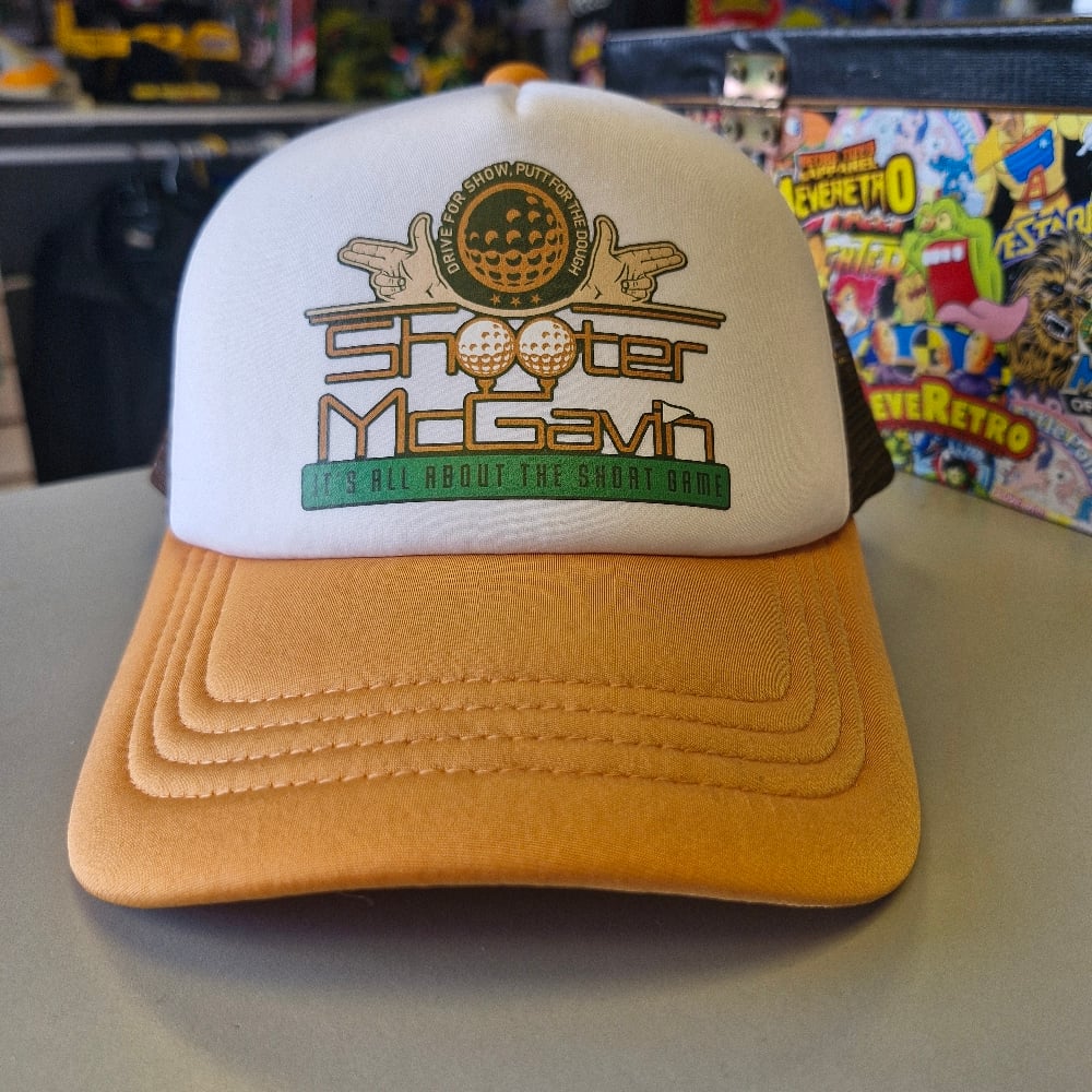 Image of Shooter McGavin Happy Gilmore Trucker Snapback Hat