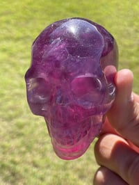Image 10 of Purple Fluorite Crystal Skull #1884