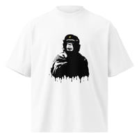 Image 2 of Unisex organic oversized high neck t-shirt