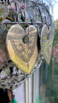 Image 3 of  🩶🩶 Silver Heart Earrings 🩶🩶
