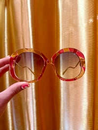 Image 2 of Pink Oversized Sunglasses