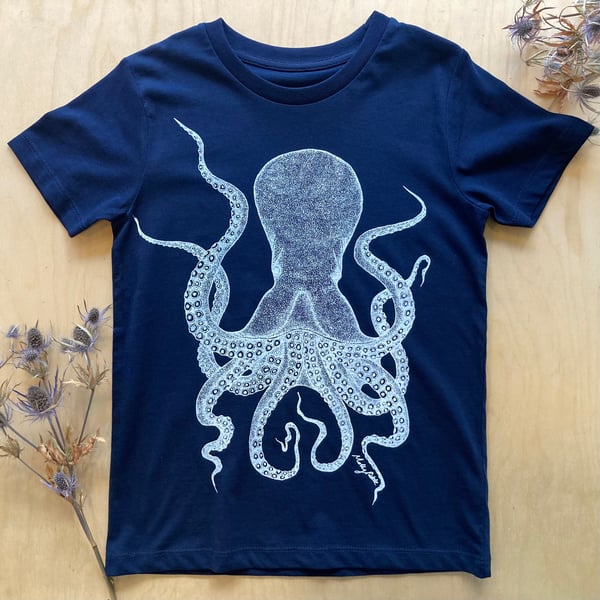 Image of Kids Octopus Tshirt