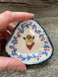 Image 1 of Cowboy Hat, Cat Trinket Dish 