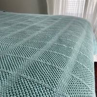 Image 4 of Dusty Blue Blanket