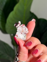 Image 2 of COPPER X MALACHITE STAINED QUARTZ -MOROCCO- H
