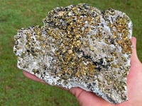 Image 1 of Pyrite, Chalcopyrite, & Sphalerite on Matrix Specimen #384