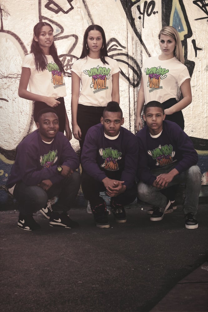 Image of Mandem On The Wall - Tee & Sweater 'Combo' [Purple]