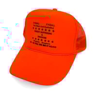 Image 2 of You Just Eyeballed Trucker Hat- Orange
