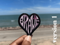 Image 2 of Brave Cancer Heart Patch / Custom Colors