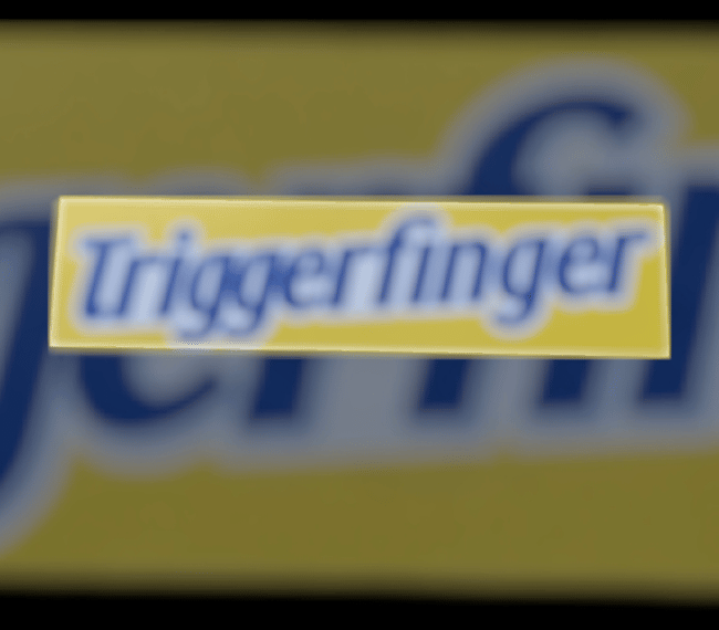 456. TRIGGERFINGER STICKER