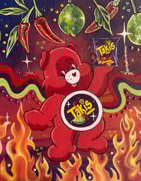 Image 1 of Takis Carebear - Original Canvas 
