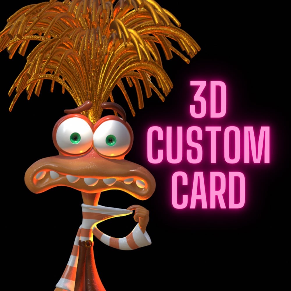 Image of 3D custom Card 200