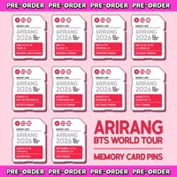 Image 2 of PRE-ORDER: Arirang Tour 2026 Memory Card Pin