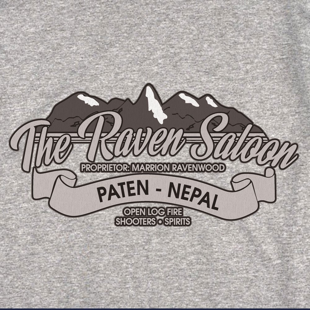 Image of Raven Saloon T Shirt - Inspired by Indiana Jones