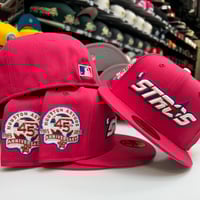 Image 3 of New Era 59Fifty City Red / Pink